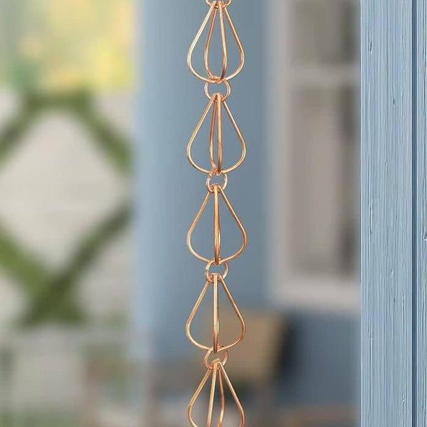 Copper Rain Chains Monarch Abode